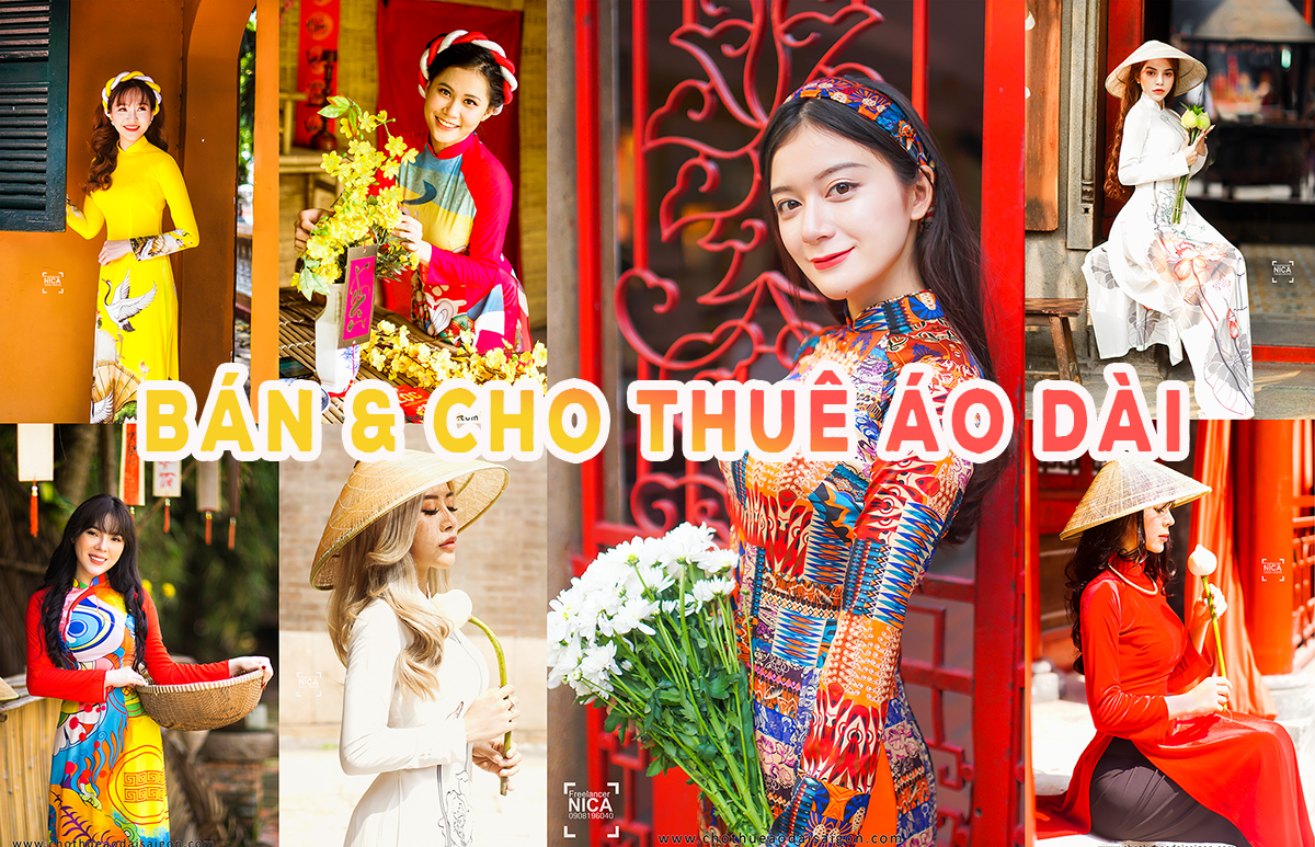 Tiệm cho thuê áo dài đẹp ở TPHCM – Địa chỉ thuê áo dài đẹp tại Sài Gòn